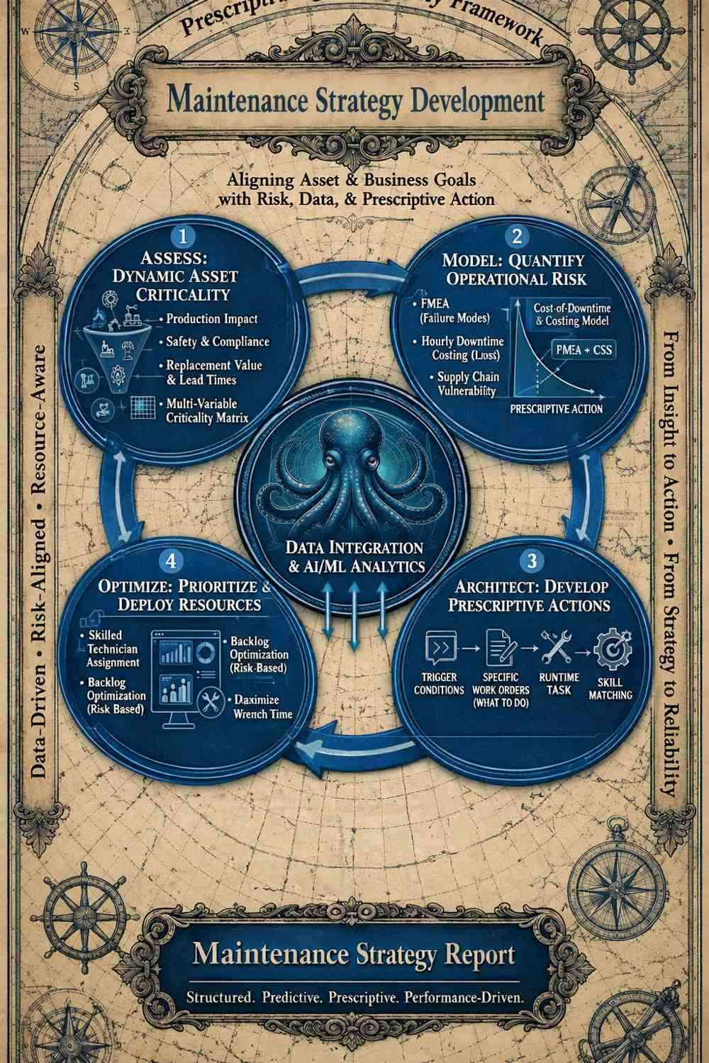 Prescriptive Maintenance Strategy Development Diagram